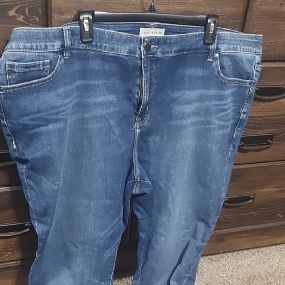 Lane Bryant New Classic Blue Straight Leg Jeans